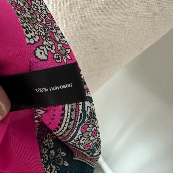 The Limited Pink Medallion Paisley Floral Print Sheath Dress Size 8 - Picture 8 of 9